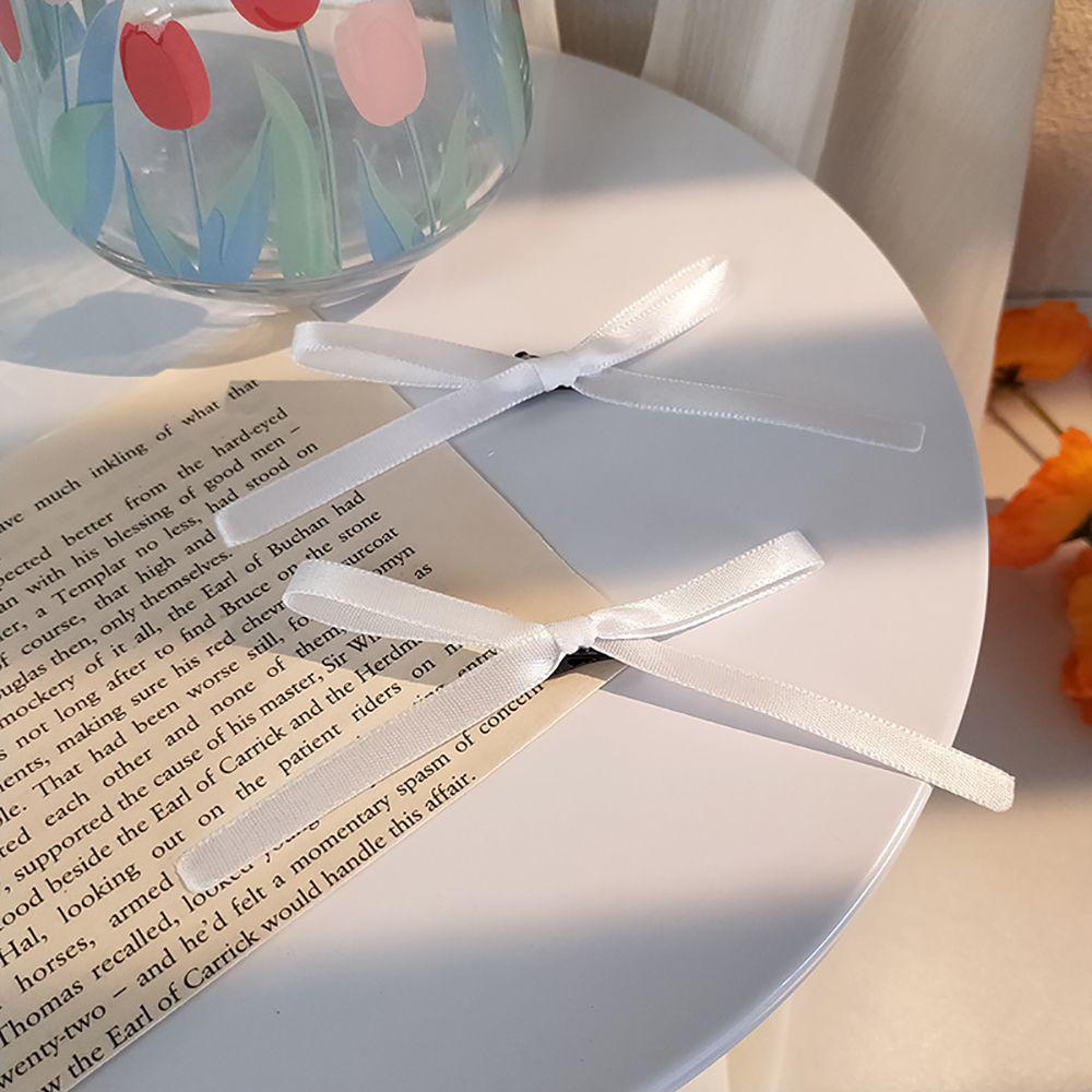 Cute Female Cloth Lolita Lace Balletcore Barrettes Bow Hairpin Hair Accessories Female Hair Clips