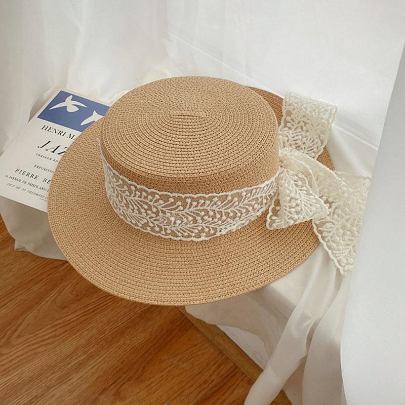 Fashion Unisex Wide Brim Fedora Hat Panama Cowboy Style Outdoor Travel Casual Beach Sun Hat with Ribbon