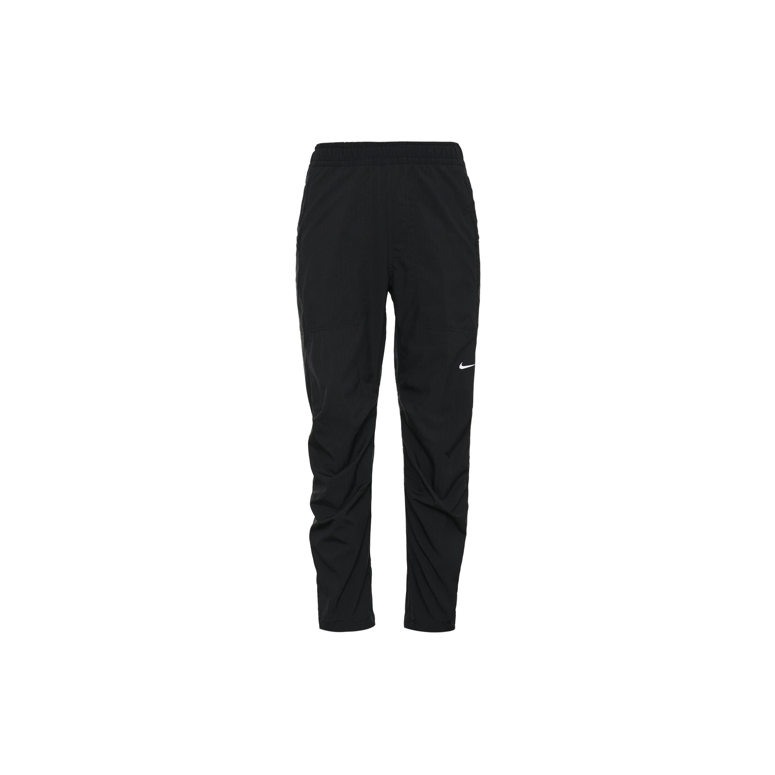 Men s Nike Dri-Fit Solid Color Logo Embroidered Drawstring Lacing Sports Pants/Trousers/Joggers Black DQ4823-010 S