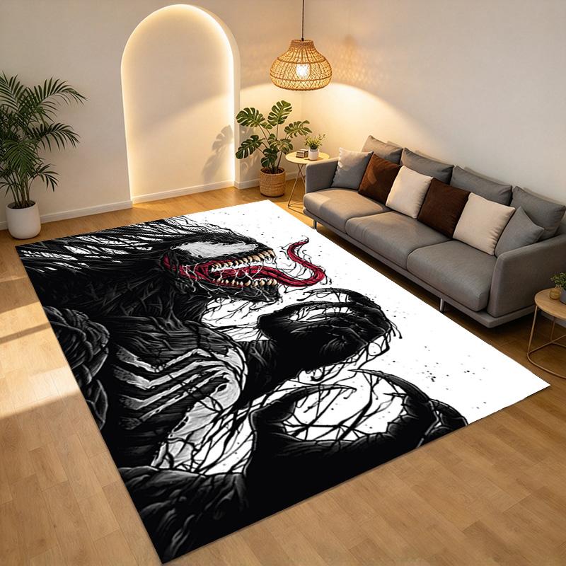 Venom Art Living Room Nonslip Area Rug Soft Carpet For Bedroom Game Playroom Sofa Office Home Decor Doormat Christmas Gift C926422