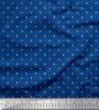 Soimoi Japan Crepe Satin Fabric Sailboat Shirting Fabric Prints By metre 42 Inch