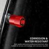 AAGK1 Car Styling 4Pcs Metal Wheel Tire Valve Caps Stem Case For Suzuki Grand Vitara Sx4 Swift Alto Jimny