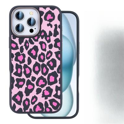 Použitelné pro iPhone16proMax Leopardí potisk Svítící pouzdro na mobilní telefon Bohyně Apple 15 Na dotek jako kůže Protipádové 14 Ochranné pouzdro 13