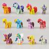 Little My Pony Twilight Sparkle Pinkie Pie Cartoon Character Model Ornament Set