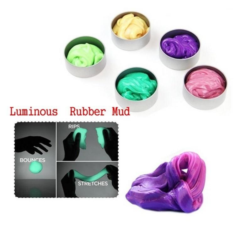 Hand Putty Slime Play Dough Magnetic/Temperature Sensing/Luminous Rubber Mud Polymer Clay Toys