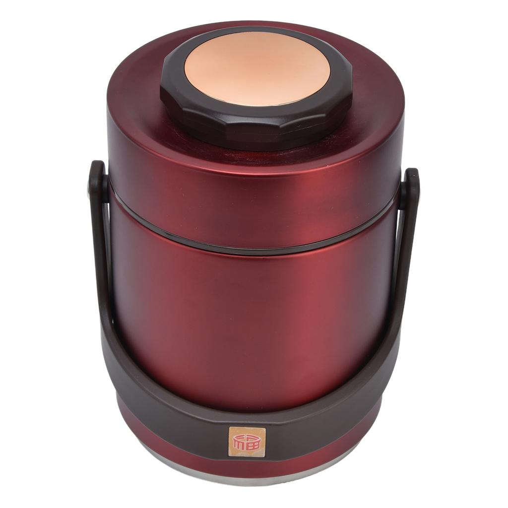 Insulation Lunch Box High Capacity 1.5L Stainless Steel Portable Heat Preservation Vacuum Bento Box for Adults Students