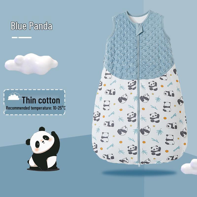 

Спальный мешок Bazaitu Baby Cotton Anti-Kick - жилет для новорожденных весной и осенью M (Recommended Height 70-85CM)