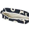 Marimekko Mini Unikko Pouch, Tise, Cotton/Dark Blue, 70531-851 [Parallel Import]
