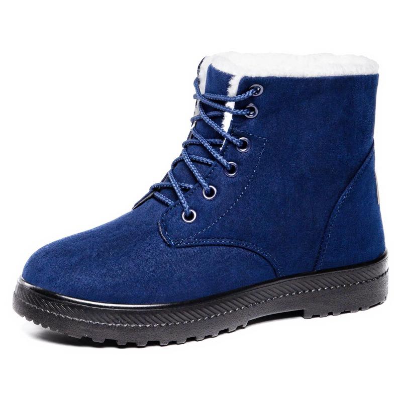 Snow Boots Cold and Warm Cotton Shoes Fleece and Thickened Cotton Boots High-top Boots Women's Boots