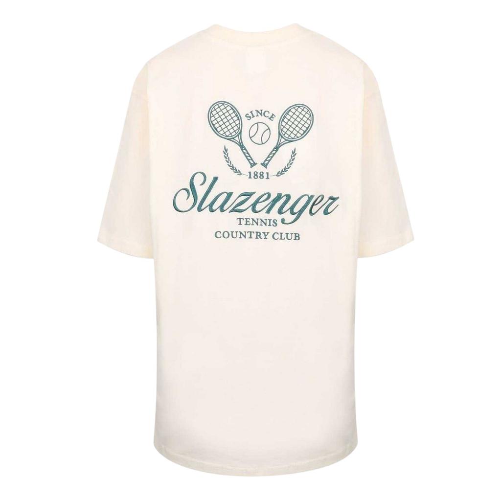Slazenger Womens/Ladies Embroidered Oversized Tennis T-Shirt