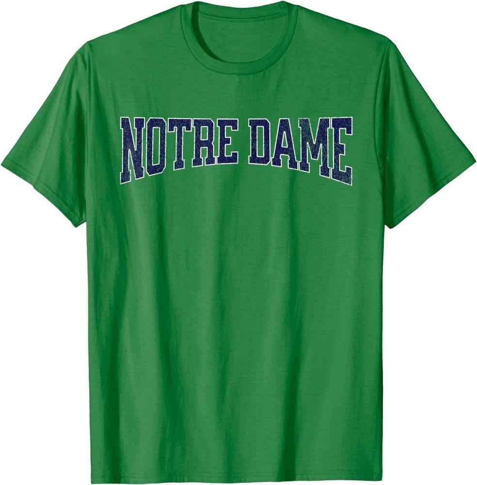 Notre Dame Fan Retro Distressed Vintage City Gift Unisex T-Shirt Unisex T-Shirt L
