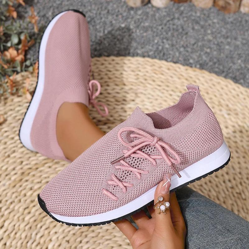 Women Casual Shoes Fashion Breathable Walking Mesh Flat Shoes White Sneakers Women's Tenis Feminino Shoes