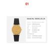 Orient Herren Armbanduhr Klassisch Lederband Koreanische Herstellung SS658