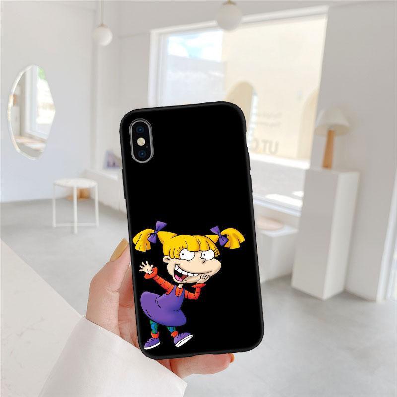 LO82 R-Rugrats Soft Shell Phone Case for Xiaomi Poco C40 C50 C51 C55 C65 C71 C75 F3 F5 F6 F7 M2 M3 Pro Ultra