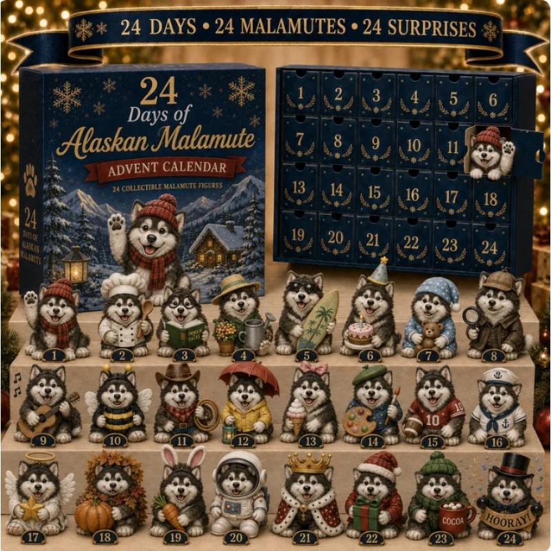 2026 Magic Animal Advent Calendar Acrylic Blind Box Collectible Ornament Christmas Gift