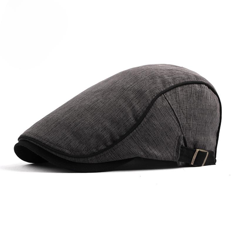 Spring Summer Korean Cotton Beret Men's Wholesale British Fashion Duckbill Cap Women's Breathable Hat