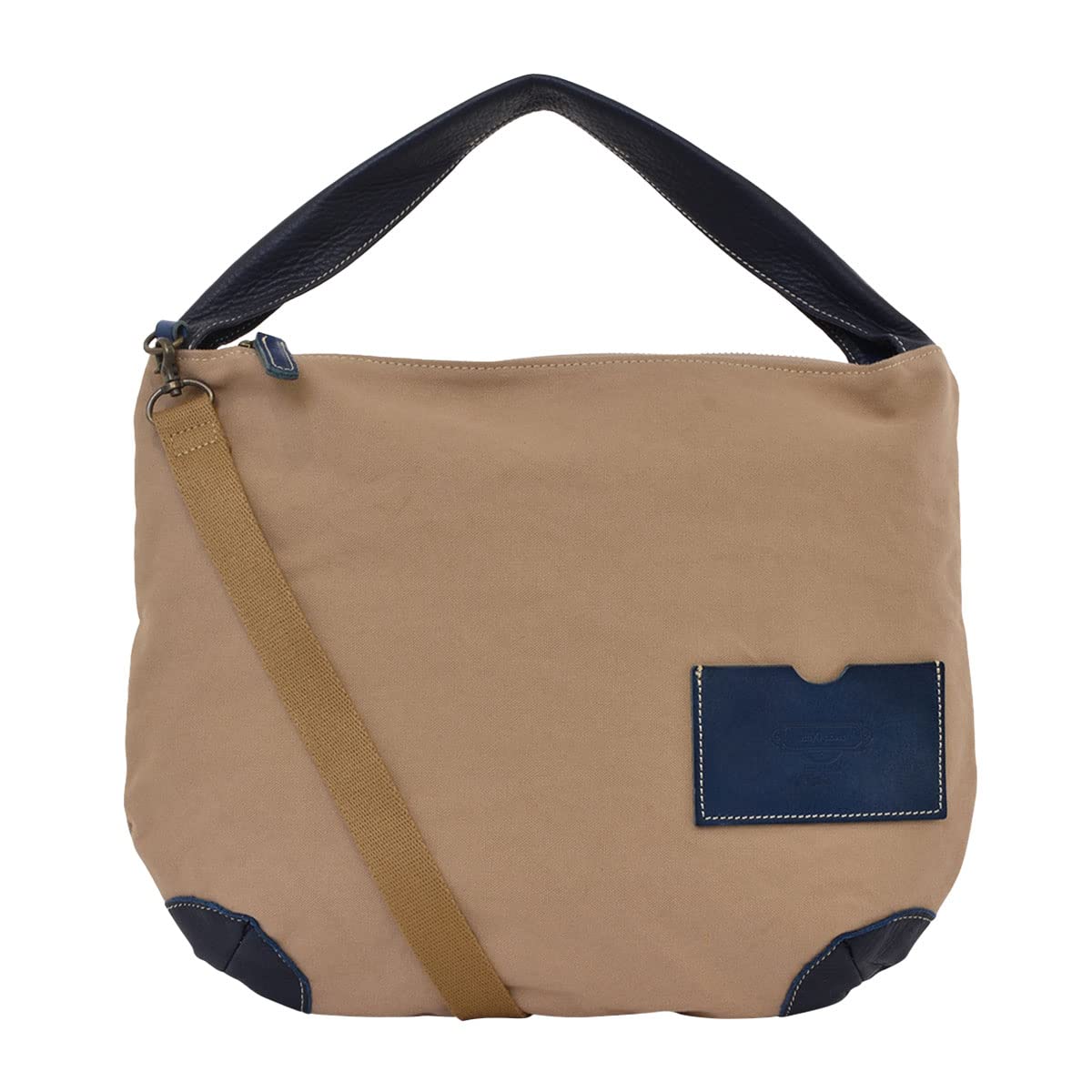 

Effy Handbag Shoulder Made in Navy Women s CHS2-02 2-Way Bag, Cotton, Japan,