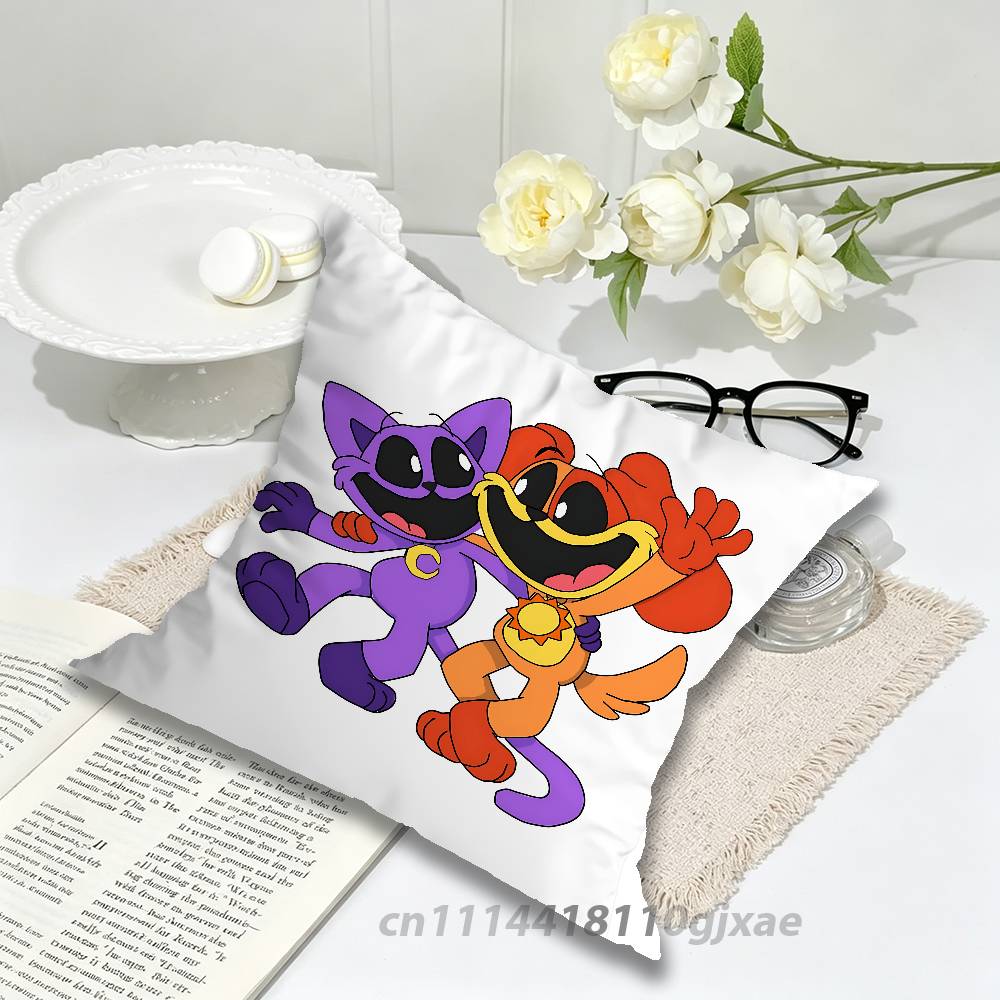 CCatnap and DDogday Pillow Case Living Room Sofa Cushion Cover Suitable For Home Bedroom Room Decoration