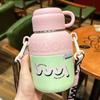 Large Capacity Thermos Cup for Girls with Lid and Filter, Portable Tea Cup for Children and Students, Suitable for School Use, Large Insulated Bottle