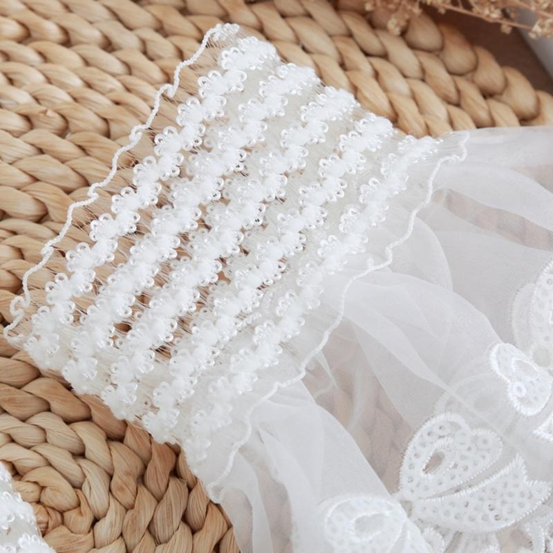 Embroidery Flower Arm Covers Comfortable Decorative Sleeves Wrist Cuff Sleeves For Women Teens Fashion Accessories