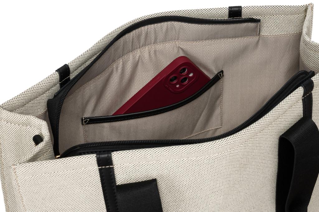 PTN CAN-04-5792 Nat-Black Canvas Bag