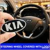 1 Stück ABS Auto Styling Lenkrad Mittel Emblem Abzeichen Aufkleber für Rio 3 K2 Ceed Cerato K3 Sportage 4 Picanto K5 Optima Sorento Forte Stinger