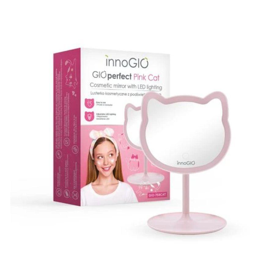 INNOGIO GIO-758CAT GIOperfect Pink Cat Cosmetic Mirror