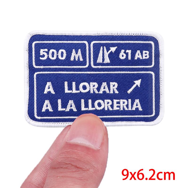 Take It Easy Patches Letter Slogan Embroidery Patch Diy Iron On Patches For Clothing Jacket Sew Applique Cartoon Letter Patches