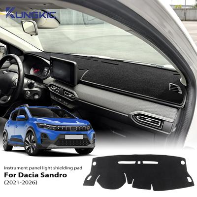 For Dacia Sandro 2021 2022 2023 2024 2025 2026 Car Dashboard Cover Mat Avoid Light Pad Accessories.