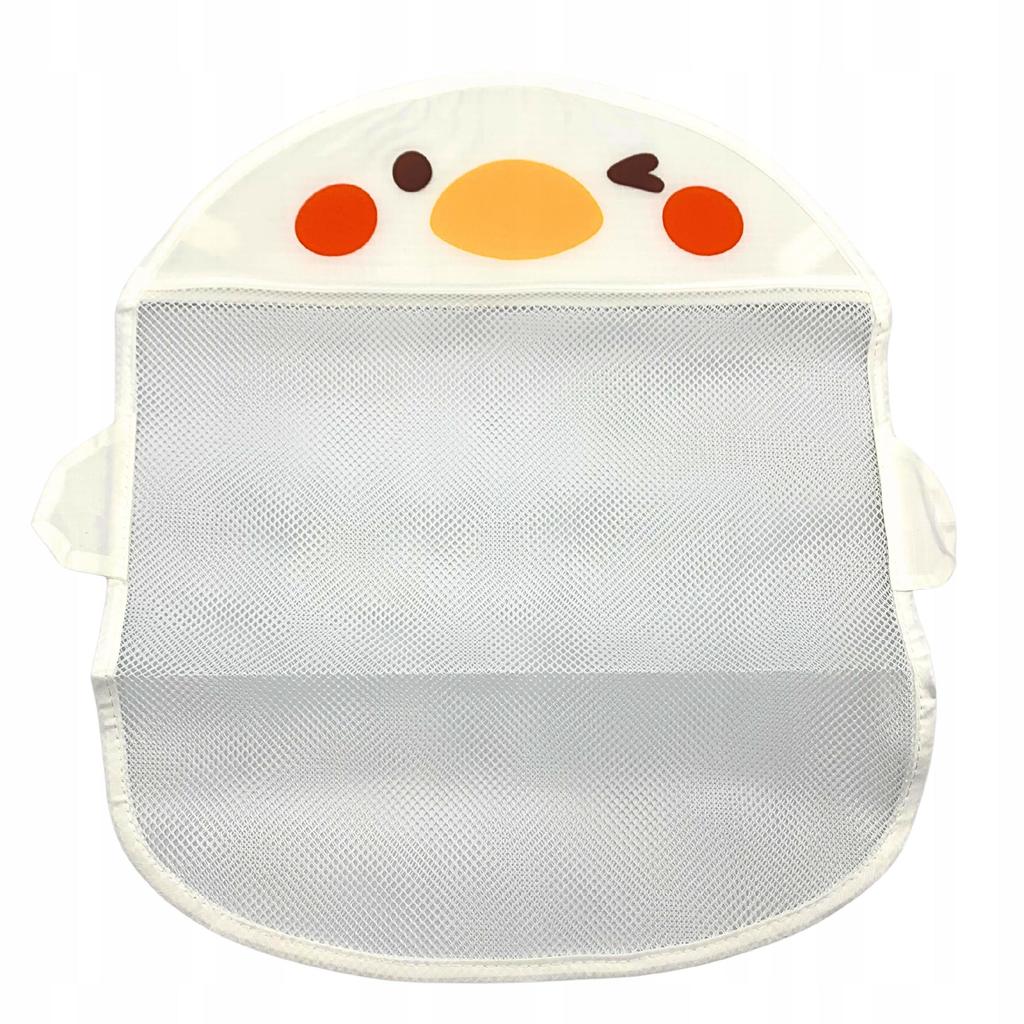 Organizer For Bath Toys, Bathroom, Mesh With Suction Cups, Bird