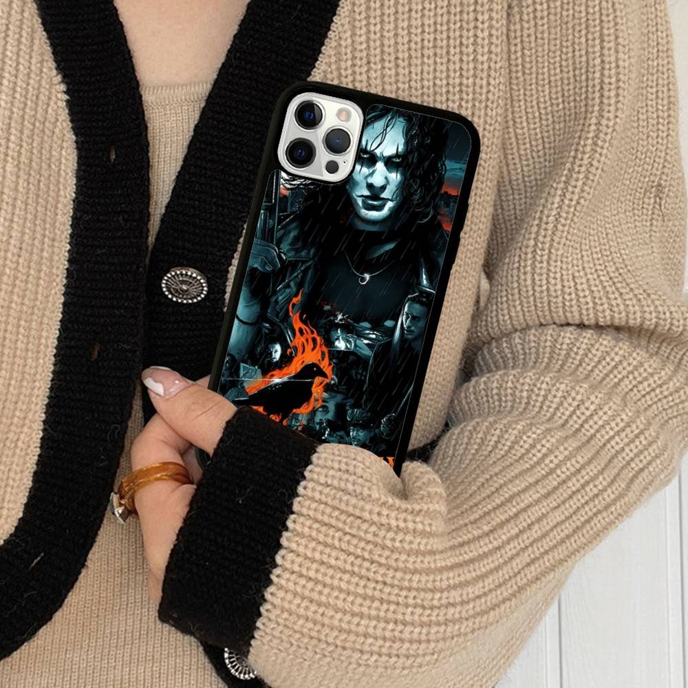 T-The C-Crow Classic Movie Phone Case For Iphone 16 15 14 13 12 11 Pro Max Plus Shockproof TPU+PC Hard Case
