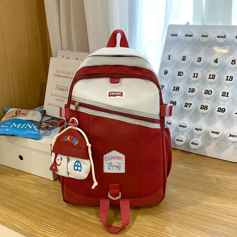 Backpack Women's Summer Korean Fashion High Capacity Lightweight High School Travel Backpack Tide.