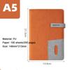 (Free Logo Engraving) A5 Thickened Business Hard Notebook, Notepad, Student Diary, Buckle Meeting Minutes, with Card Slot