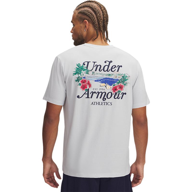 Under Armour Athletics T Shirt Men's Halo Gray 1390171-014