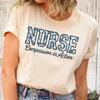 Registered Nurse T Shirt Rn Week Funny Nursing Vintage Washed Stretched Stylish Soft Breathable Streetwear Slightly Graphic