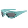 YK sunglasses new retro trend sunglasses future technology sense hip hop punk sunglasses women