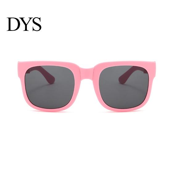 Kids Glasses UV400 Foldable Polarized Lens Sunglasses Lovely Square Frame Boys Girls Fashion Accessories Stylish