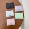 Multi-card Flower Short Wallet Pu Leather Card Holder Cute Tri-Fold Wallet  Travel