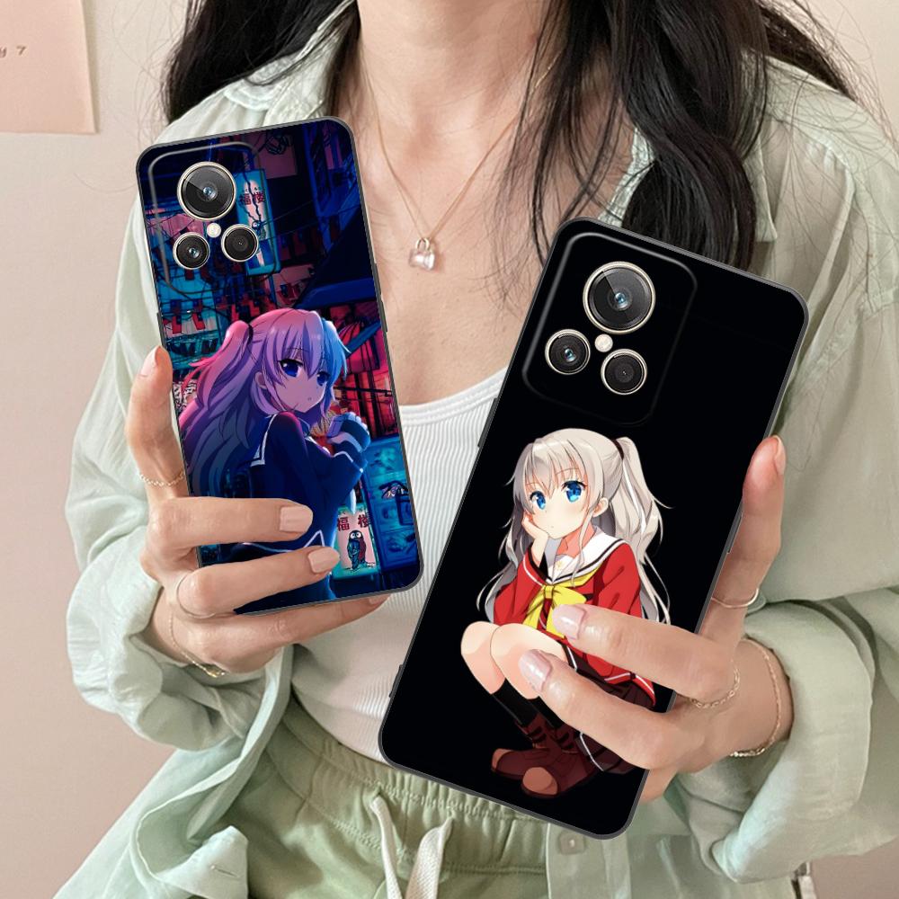Charlotte Tomori Nao Matte TPU Mobile Phone Case for Realme GT 8 Neo Pro C75 73 71 C67 65 C55 53 C35 31 C20 15 Colorful Cover
