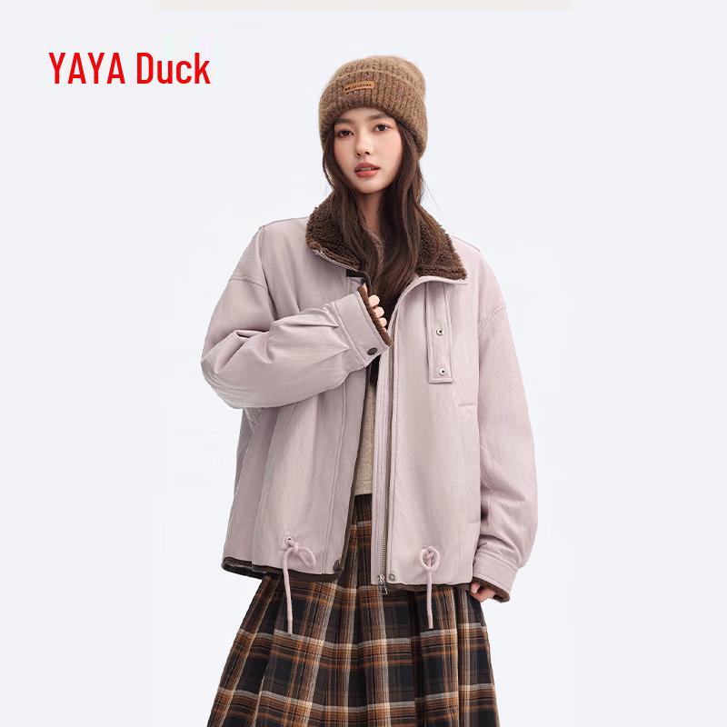 Yaya Women's Lightweight Stand-up Collar Duck Down Jacket