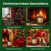 Christmas Snow Globe Lantern Santa Claus Snowman Lighted Snow Globe Christmas Decorations For Home Decor Indoor Desk Table Shelf