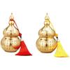 Mini Size Brass Feng Shui Gourd Chinese-Style Wealth-Bringing Gourd  Desktop Decoration