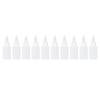 100PCS 50ml Empty Squeeze Bottles with Scale Semi Transparent Plastic Liquid Dispensing Container for Dye Oil Ink Paint