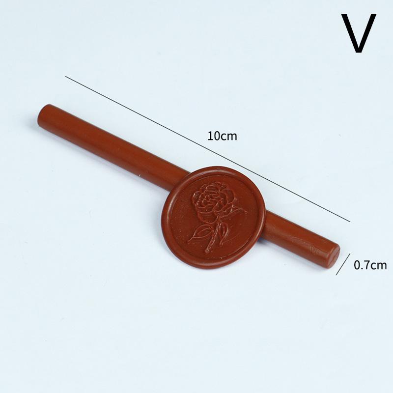 1PC DIY Vosková tyčinka Wax Seal Jednobarevná Vosková tyčinka Pečetní vosková tyčinka Pečetní vosková tyčinka