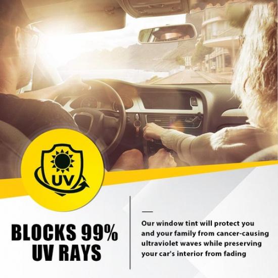 Windshield Sun Strip Visor Banner Premium Vinyl Film Decal Anti-UV VARIOUS SIZE