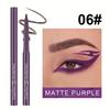 Schnelltrocknender, Geschmeidiger und Wasserfester Bunter Eyeliner Stift. Setzt in Einem Zug. Ein Muss für Anfänger.