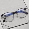 Anti- Blue light Men's Metallic Reading Eyeglasses Big Frames Readers Magnifier Presbyopia Lenses Eyewear Men's Near Vision Eyeglasses
