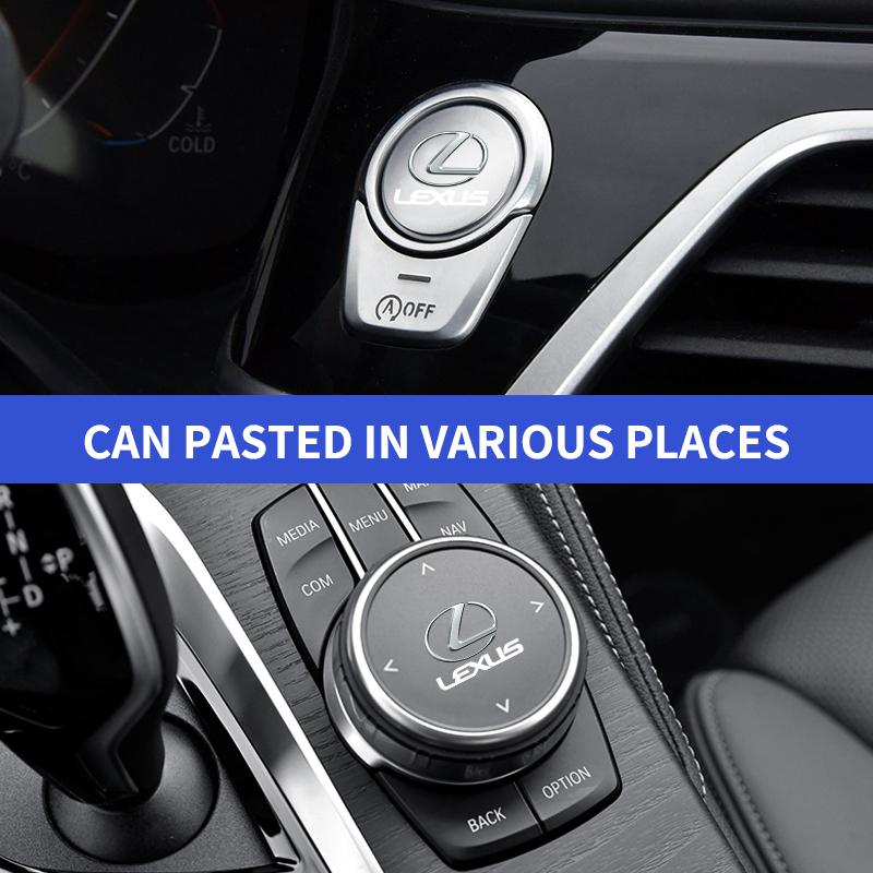 1/2/5/10pcs Car Logo Stickers Door Side Window Body Universal Decal for Lexus ES300 RX330 RX300 GS300 IS250 IS200 CT200h NX RX
