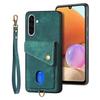 For Samsung Galaxy A56 5G Case with Card Holder Kickstand Leather Phone Back Cover
