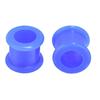 WKOUD Silicone Tunnels Ear Gauges 3-38mm Double Flared Saddle Expander For Women Men Body Piercing Jewelry Gauge